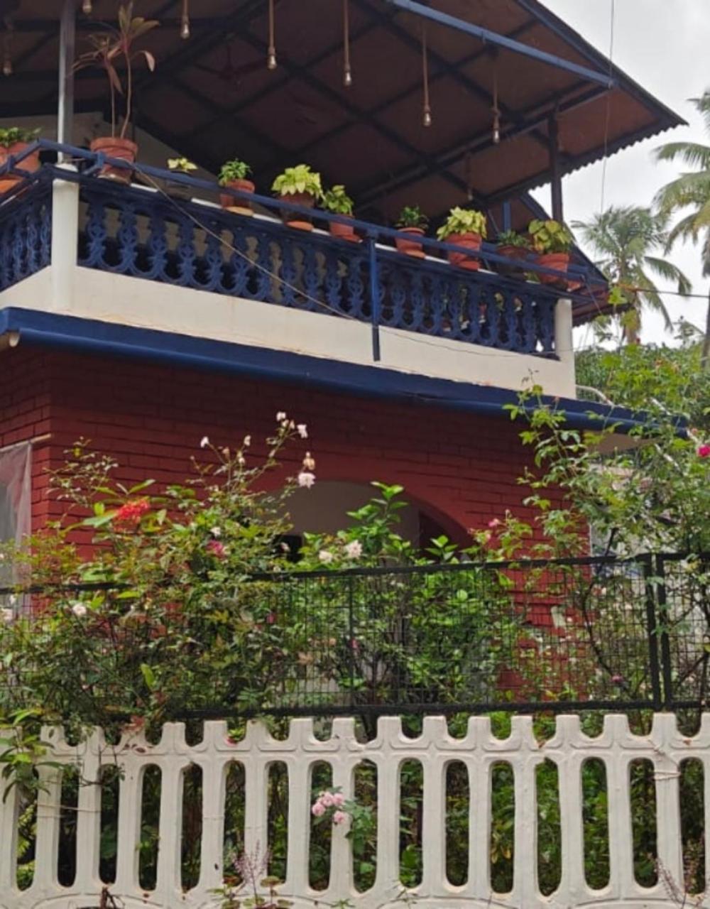 Curlies Blue House Villa Anjuna Eksteriør bilde
